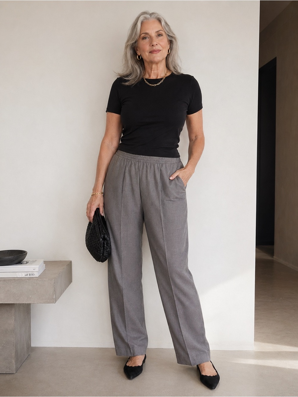 ✨ NWT Alfred Dunner Classic Pull-On Pants – Size 16S ✨